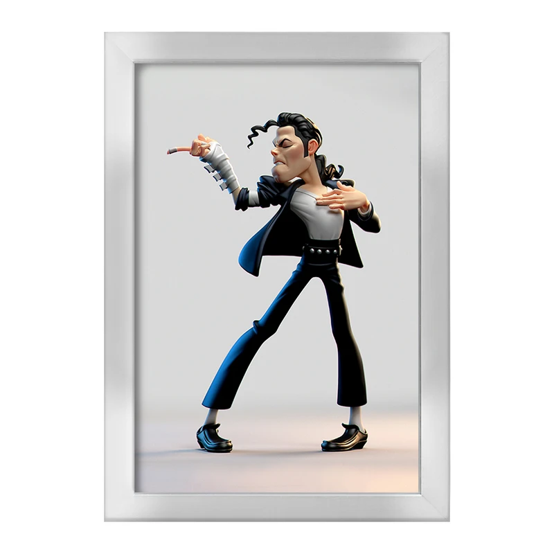 تابلو خندالو طرح مایکل جکسون (Michael Jackson) کد F397