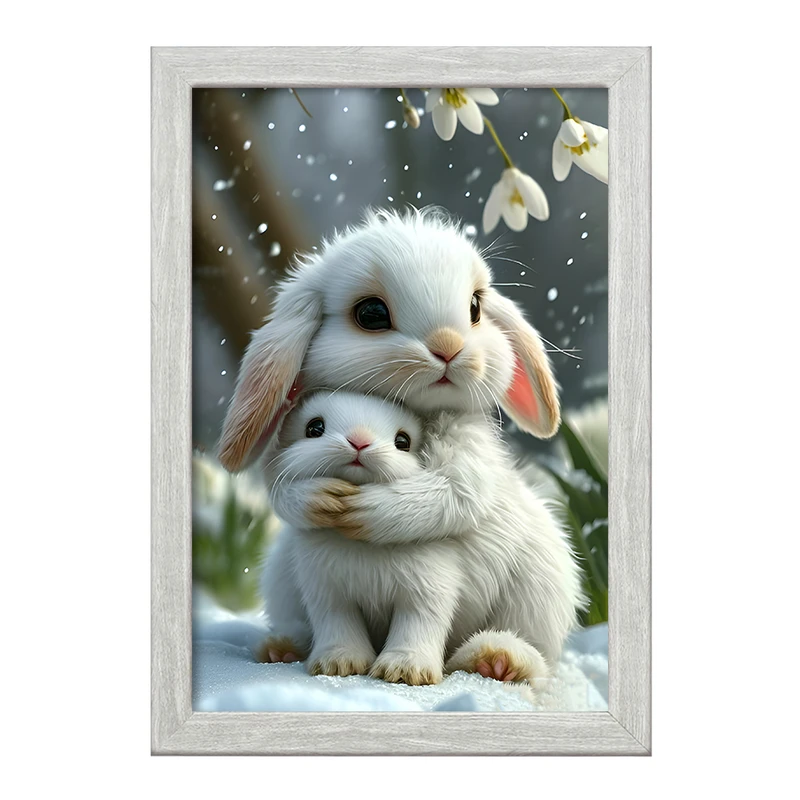 تابلو خندالو طرح خرگوش های بازیگوش کد F12782