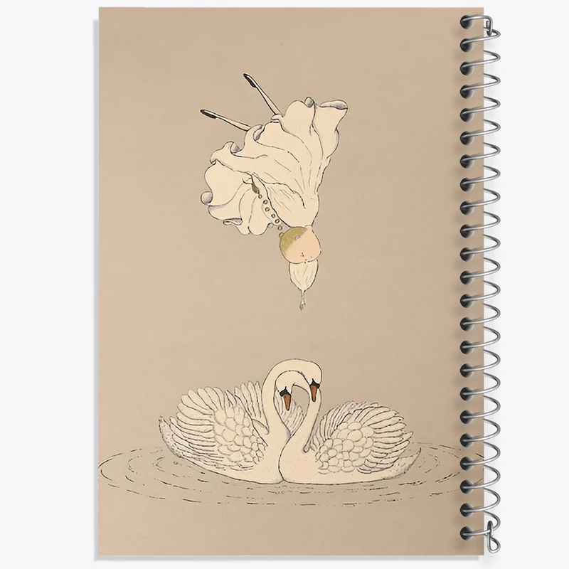 دفتر ژورنال نویسی 50 برگ خندالو مدل نقطه ای طرح دخترانه فانتزی کد N8488