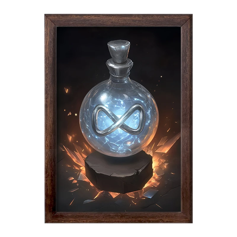 تابلو خندالو طرح بطری معجون جادویی کد F10774