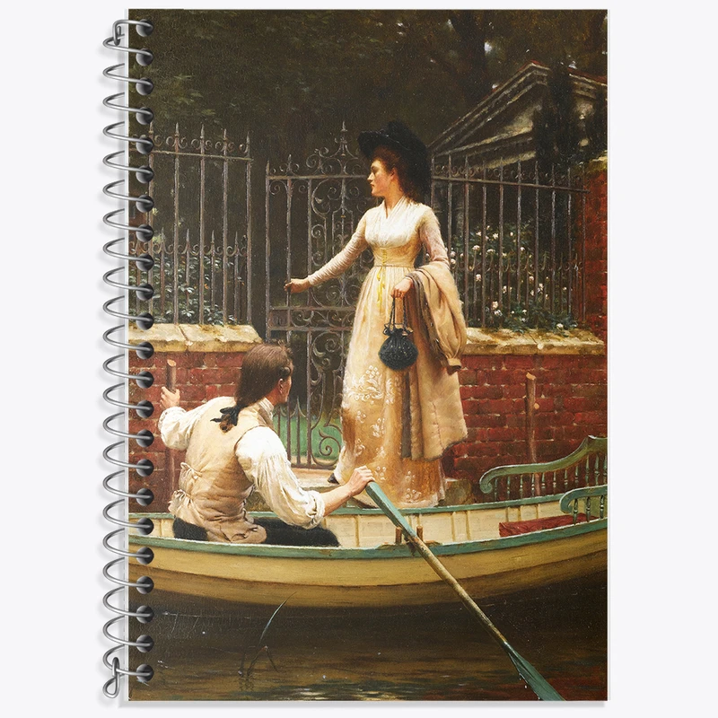 دفتر نت موسیقی 50 برگ خندالو طرح نقاشی فرار اثر ادموند بلر لیتون کد F12470