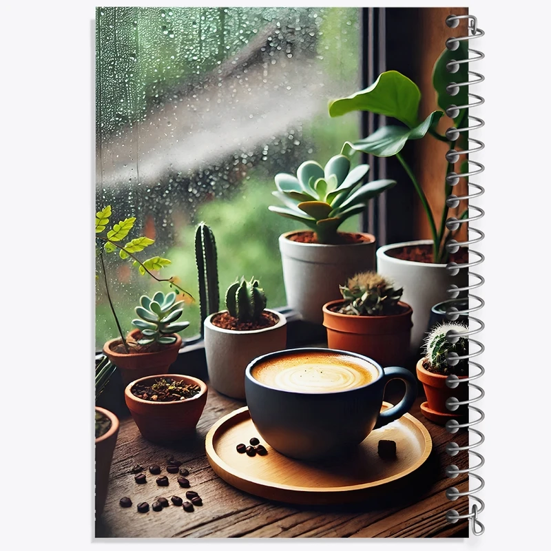 دفتر لیست خرید 50 برگ خندالو طرح فنجون قهوه  کد F10411