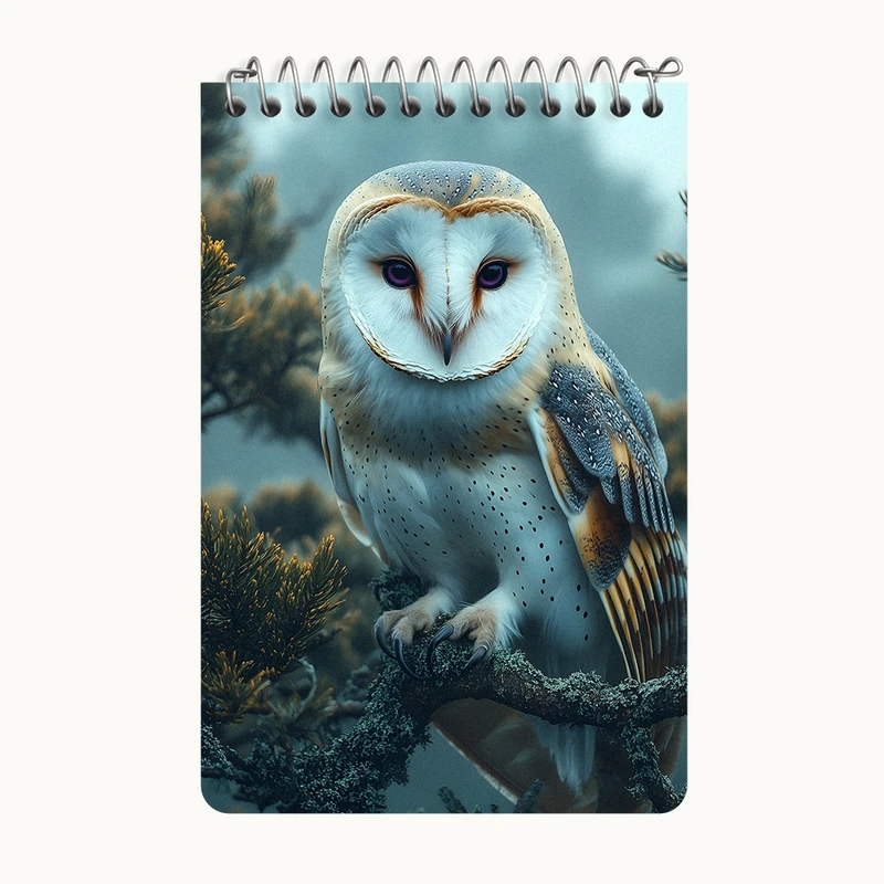 دفتر یادداشت 50 برگ خندالو طرح جغد کد F5319