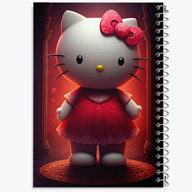 دفتر مشق 50 برگ خندالو طرح هلو کیتی (Hello Kitty) کد F11757