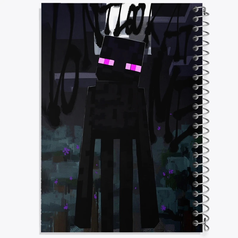 دفتر طراحی 50 برگ خندالو طرح ماینکرافت (Minecraft) کد F14091