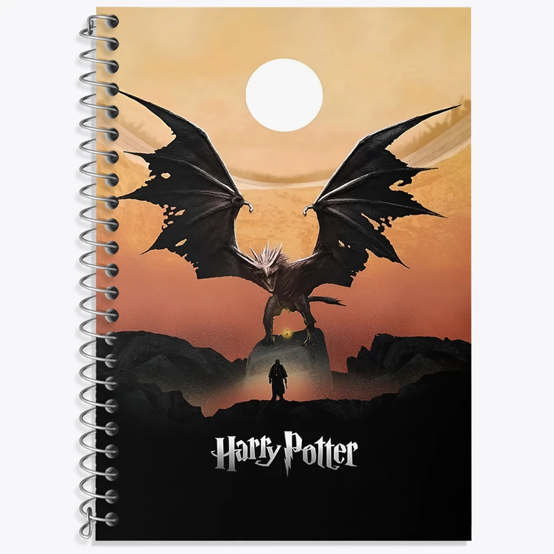 دفتر زبان 50 برگ خندالو مدل دو خط طرح هری پاتر (Harry Potter) کد F4450