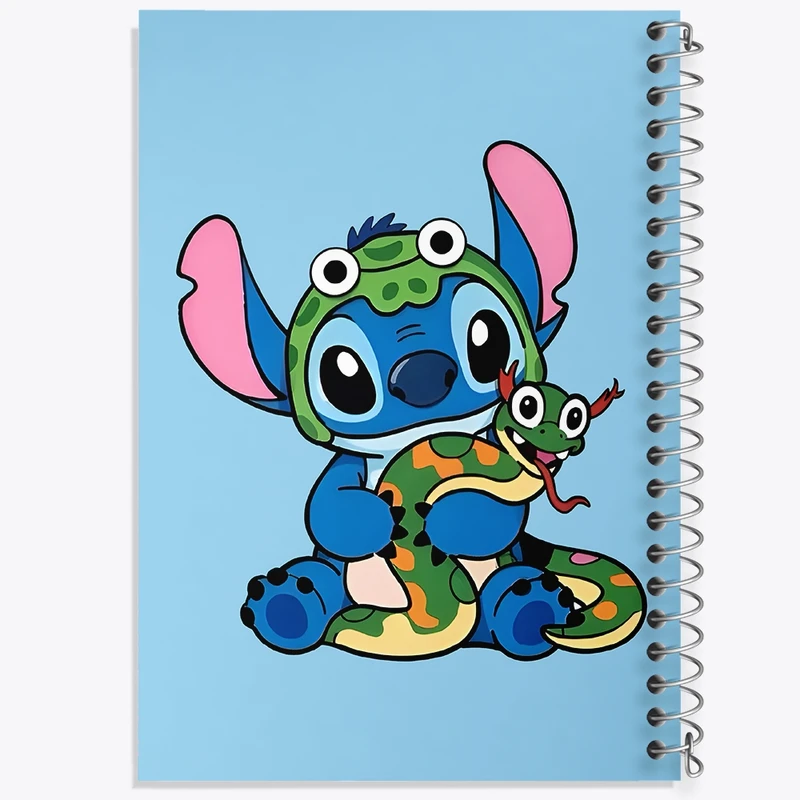 دفتر ژورنال نویسی 50 برگ خندالو مدل نقطه ای طرح استیچ کد F12707