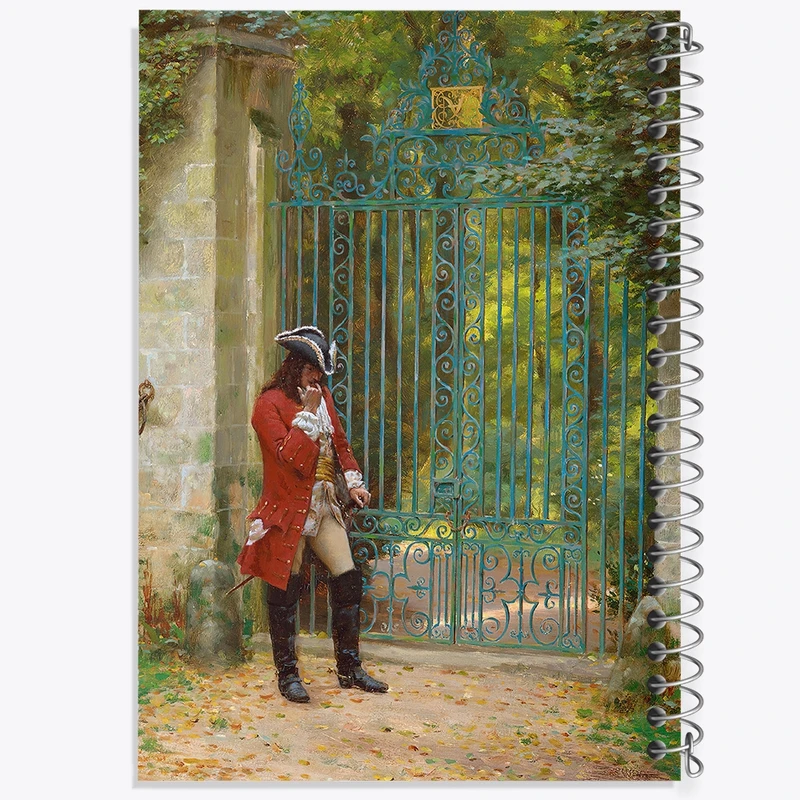 دفتر لیست خرید 50 برگ خندالو طرح نقاشی زمان معین اثر ادموند بلر لیتون کد F12466