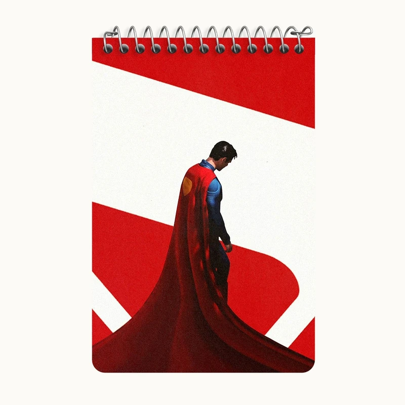 دفتر یادداشت 50 برگ خندالو طرح سوپر من (Superman) کد F7454