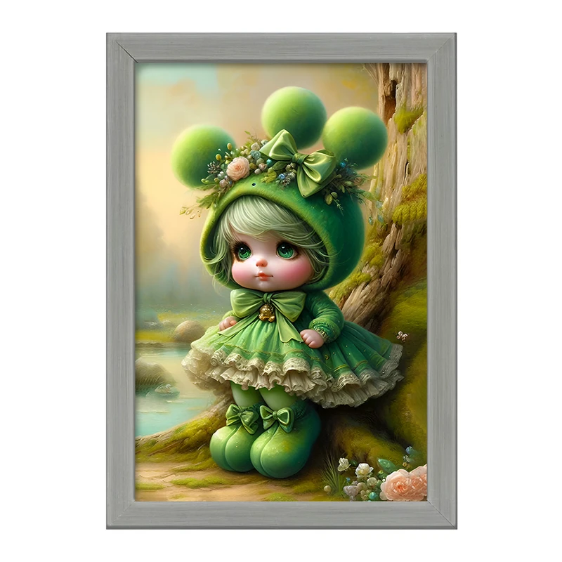 تابلو خندالو طرح دخترانه کیوت کد F6682