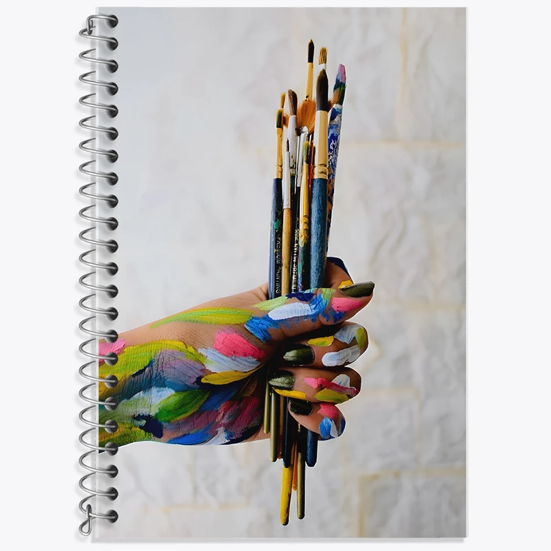 دفتر نت موسیقی 50 برگ خندالو طرح نقاش کد F11553