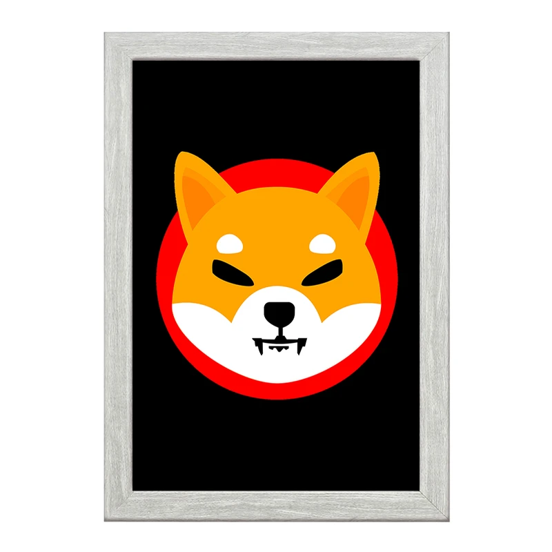 تابلو خندالو طرح ارز دیجیتال شیبا اینو  کد 10884