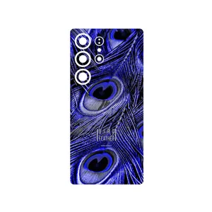MAHOOT Purple Feather Cover Sticker for Samsung Galaxy S25 Ultra