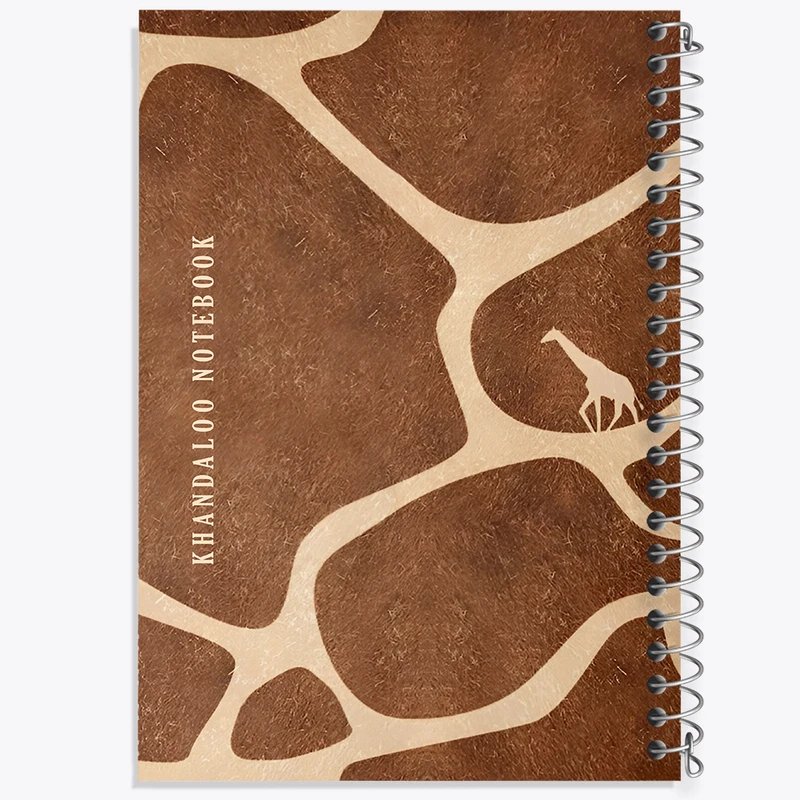 دفتر مشق 100 برگ خندالو طرح زرافه (Northern giraffe) کد N8517