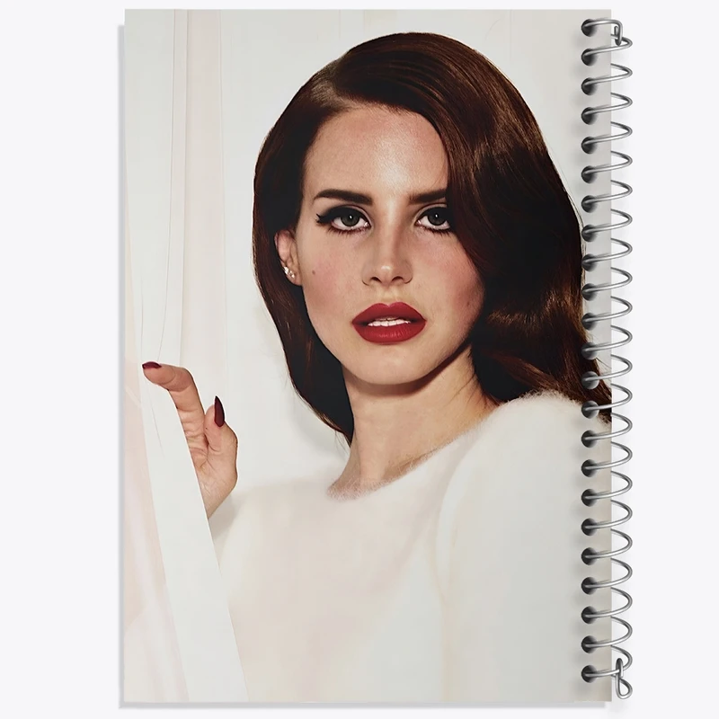 دفتر طراحی 50 برگ خندالو طرح لانا دل ری (Lana Del Rey) کد F10216