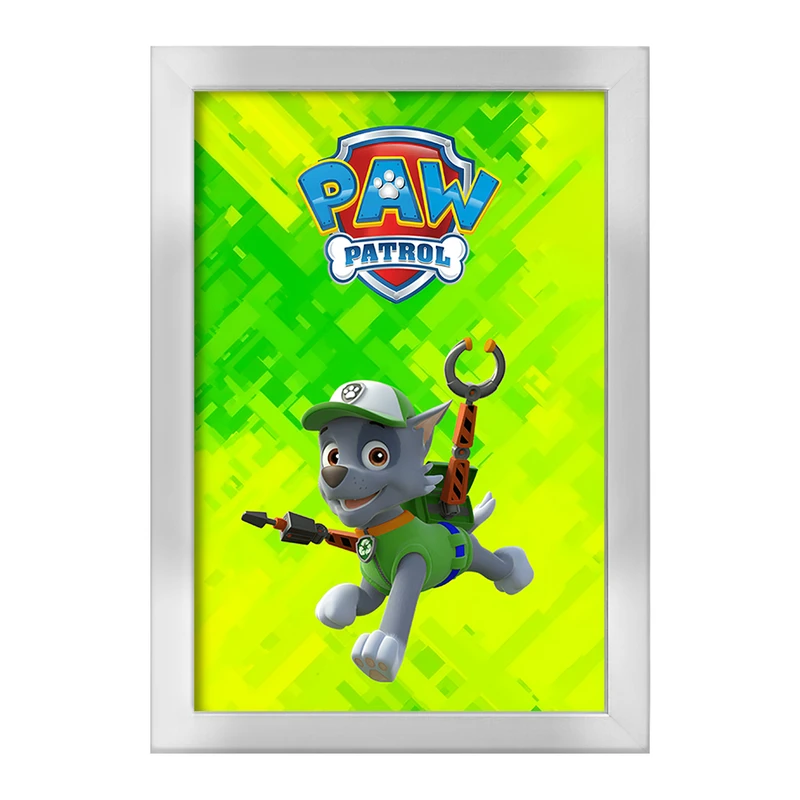 تابلو خندالو طرح راکی سگ های نگهبان کد F11016