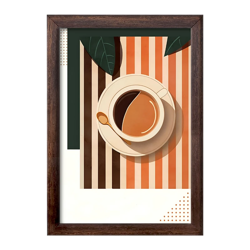 تابلو خندالو طرح قهوه (COFFEE) کد F10403