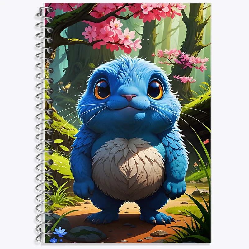 دفتر لغت 50 برگ خندالو طرح هیولای خنگ کد F8590