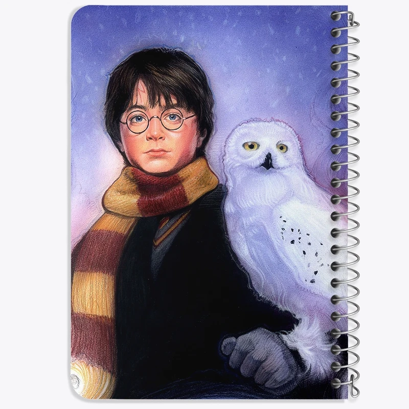 دفتر یادداشت 50 برگ خندالو طرح هری پاتر Harry Potter  کد 2885