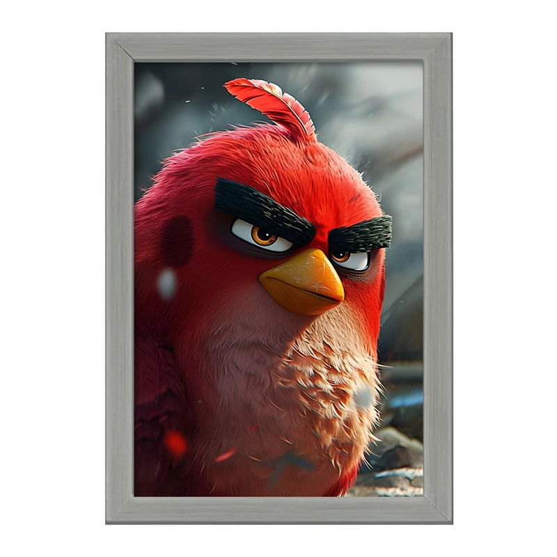 تابلو خندالو طرح پرندگان خشمگین (Angry Birds) کد F7074