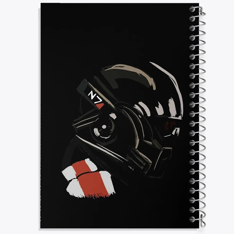 دفتر طراحی 50 برگ خندالو طرح بازی مس افکت (Mass Effect) کد 31547