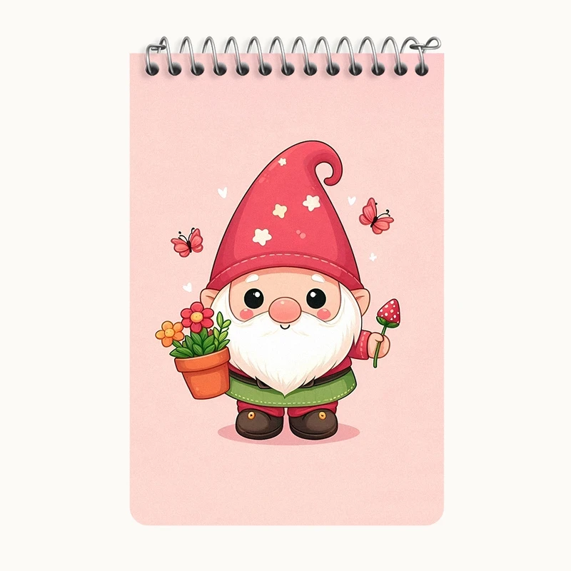 دفتر یادداشت 50 برگ خندالو طرح کوتوله ی بانمک کد F8357