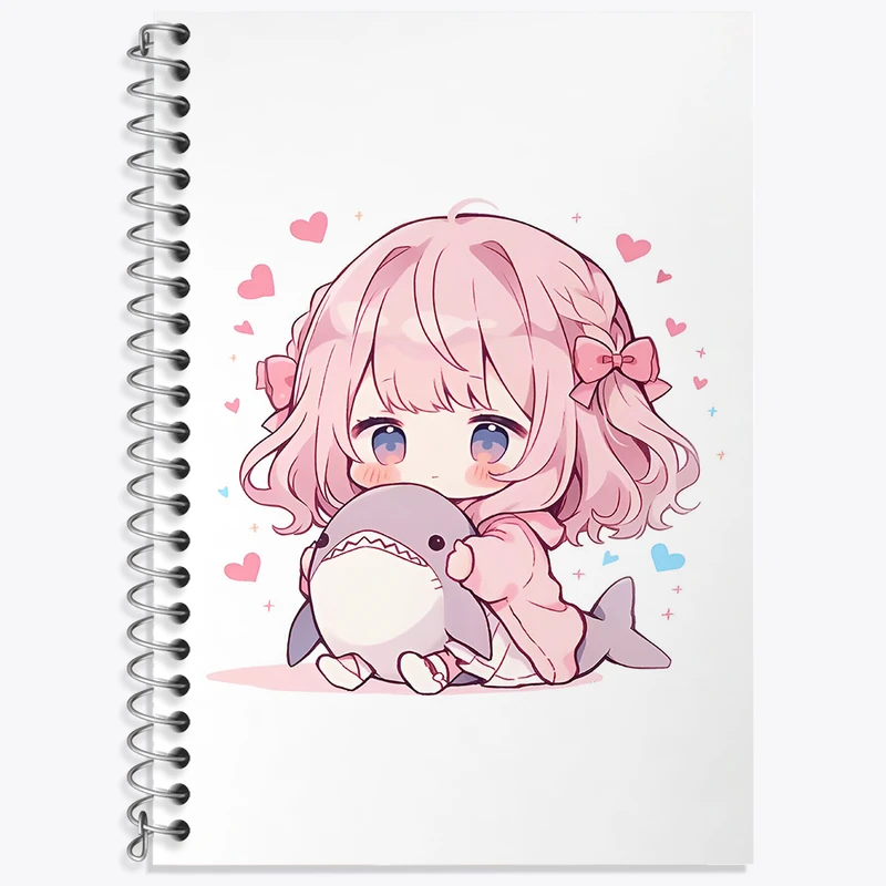 دفتر زبان 50 برگ خندالو طرح دخترانه کد F3828