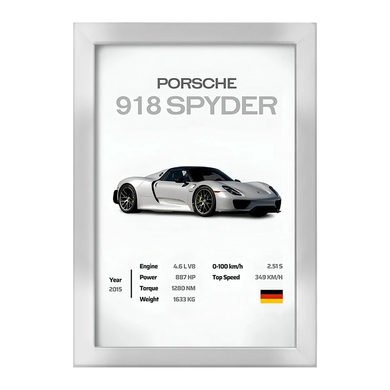 تابلو خندالو طرح پورشه (Porsche) کد F13481