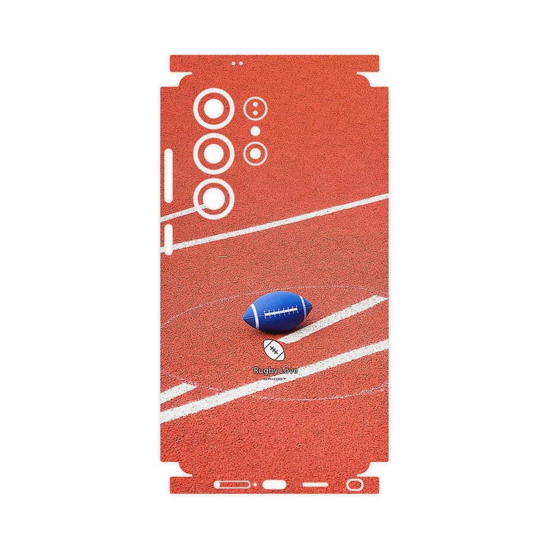 برچسب پوششی ماهوت مدل Rugby football-FullSkin مناسب برای گوشی موبایل سامسونگ Galaxy S25 Ultra