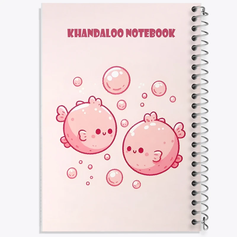 دفتر طراحی 50 برگ خندالو طرح حیوانات بامزه کد N7391