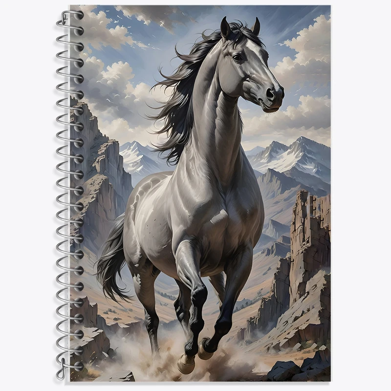 دفتر لغت 50 برگ خندالو طرح اسب کد F9250