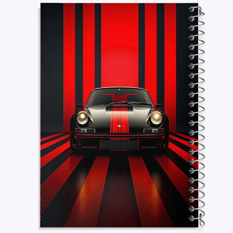 دفتر طراحی 50 برگ خندالو طرح ماشین اسپرت کد F4966