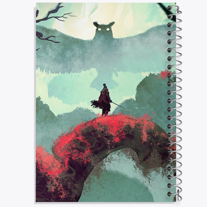 دفتر طراحی 50 برگ خندالو طرح بازی سکیرو (sekiro) کد 31696