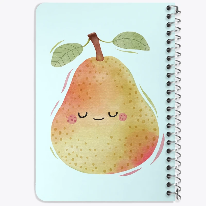 دفتر یادداشت 50 برگ خندالو طرح گلابی کد 28410