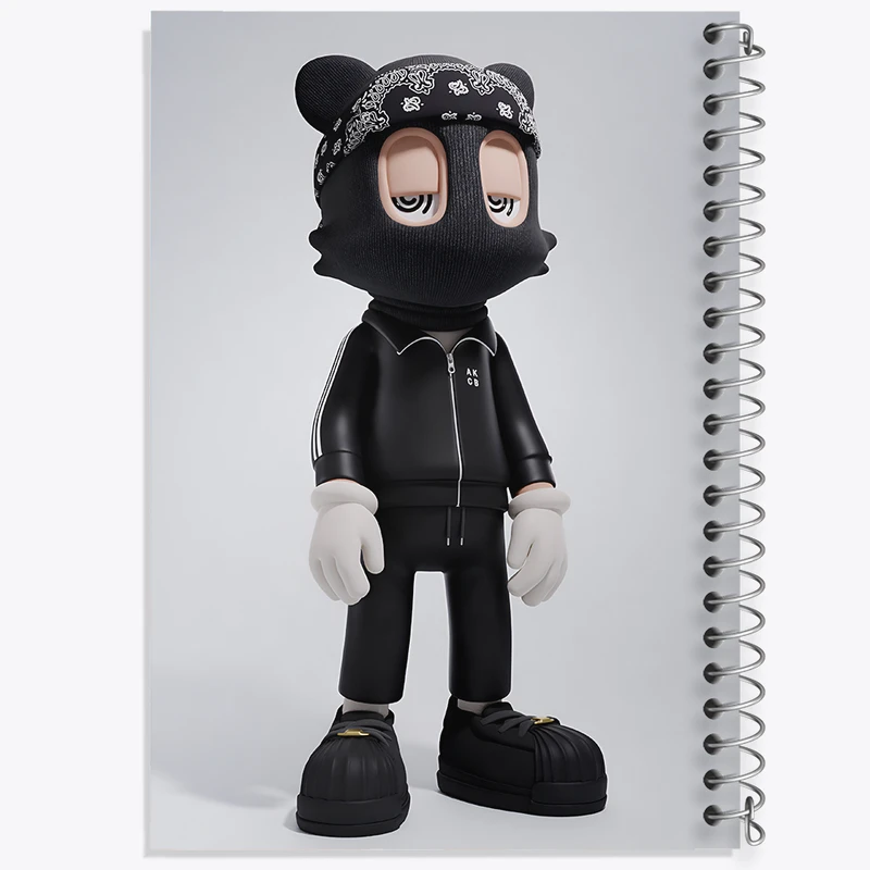 دفتر نقاشی 50 برگ خندالو طرح آدمک ماسک دار کد F4047