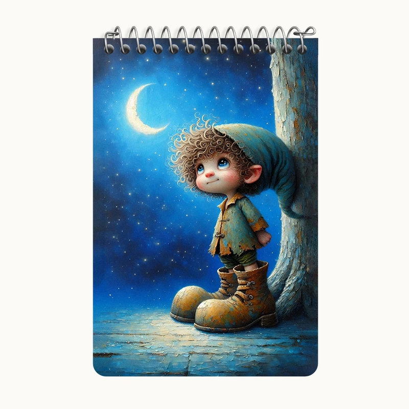 دفتر یادداشت 50 برگ خندالو طرح پسر بامزه کد F5504