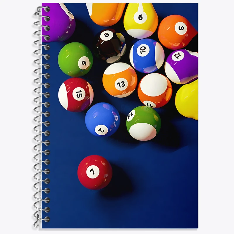 دفتر نت موسیقی 50 برگ خندالو طرح بیلیارد کد F12847