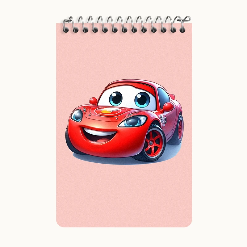 دفتر یادداشت 50 برگ خندالو طرح مک کوئین کد F7618