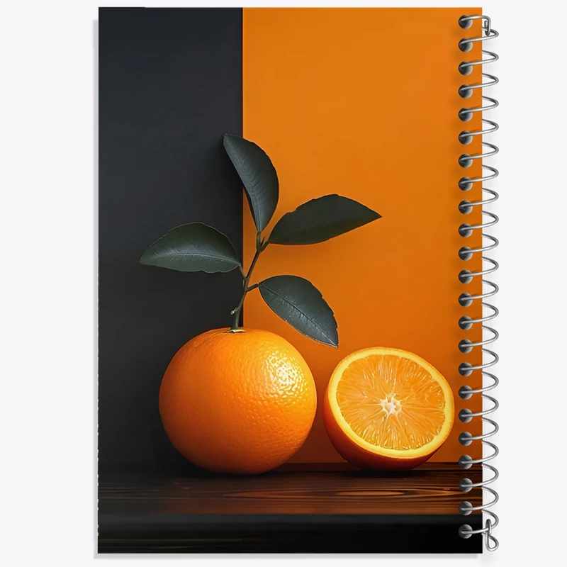 دفتر مشق 50 برگ خندالو طرح پرتقال کد F12683