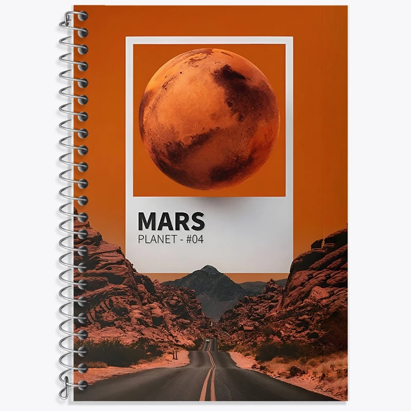 دفتر لغت 50 برگ خندالو طرح مریخ (Mars) کد F10810