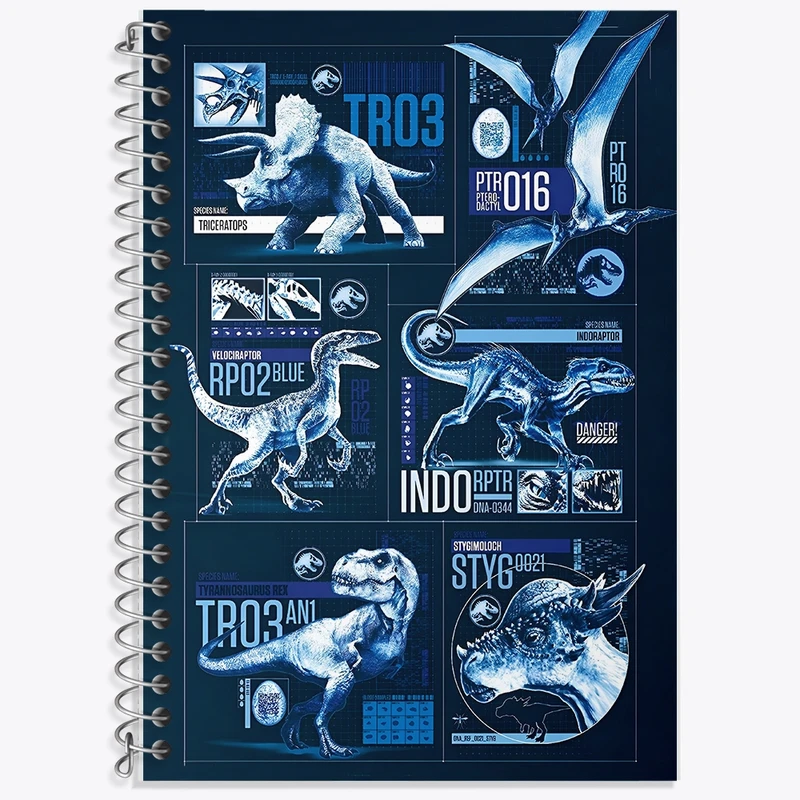 دفتر لغت 50 برگ خندالو طرح دایناسور (Dino) کد F13767