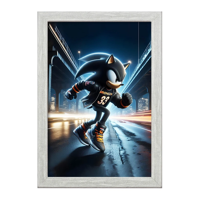 تابلو خندالو طرح سونیک (Sonic) کد F4412