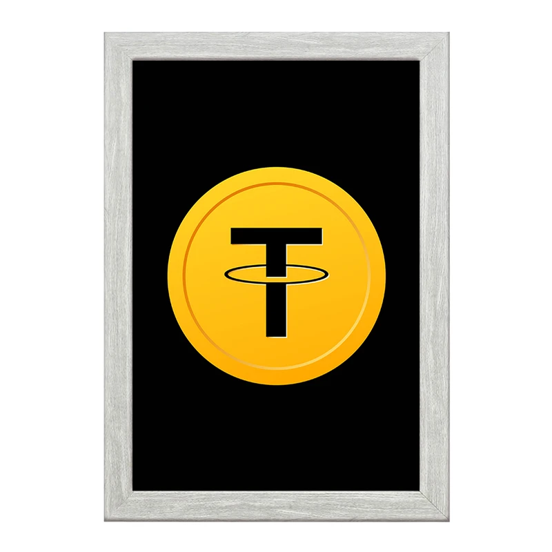 تابلو خندالو طرح ارز دیجیتال تتر  کد 10903