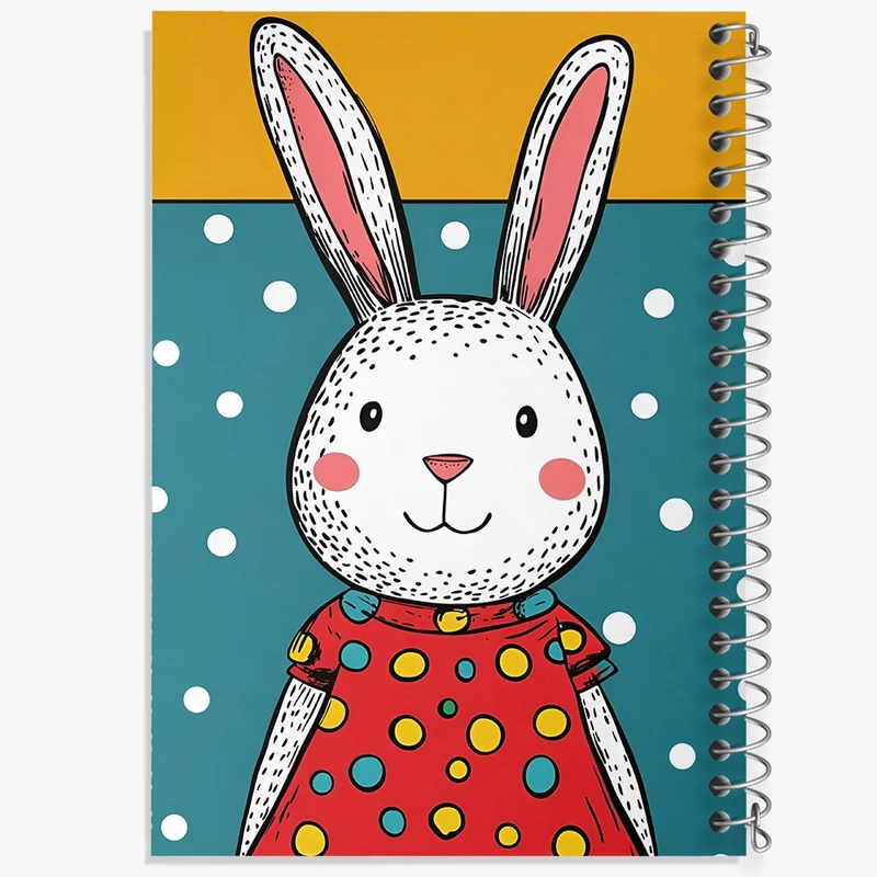 دفتر نقاشی 50 برگ خندالو طرح خرگوش کد F10318