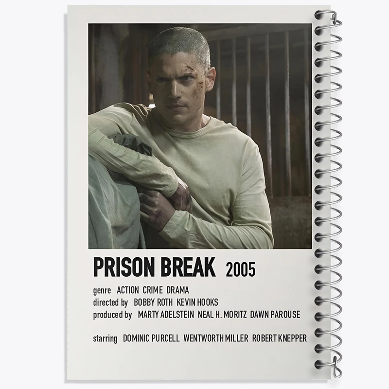 دفتر مشق 50 برگ خندالو طرح فرار از زندان (Prison Break) کد F13317