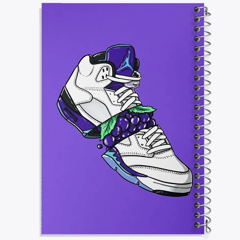 دفتر طراحی 50 برگ خندالو طرح کتونی کد F1974