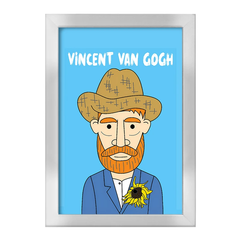 تابلو خندالو طرح ونسان ونگوگ کد F11688