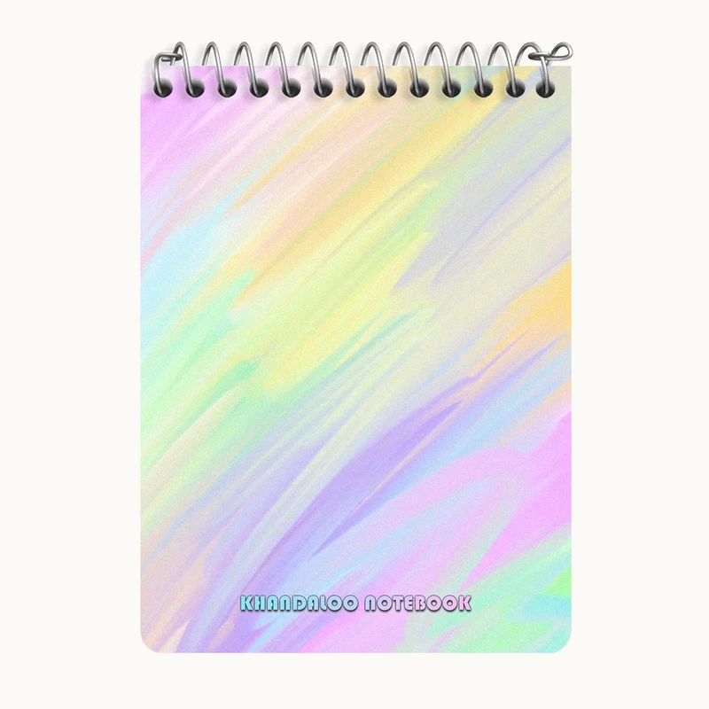 دفتر یادداشت 50 برگ خندالو طرح رنگی رنگی کد N6009