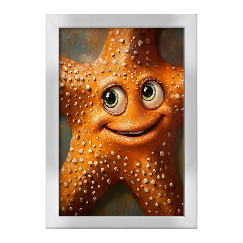 تابلو خندالو طرح ستاره دریایی کد F6503