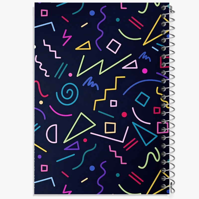 دفتر طراحی 50 برگ خندالو طرح پترن فانتزی کد N6787